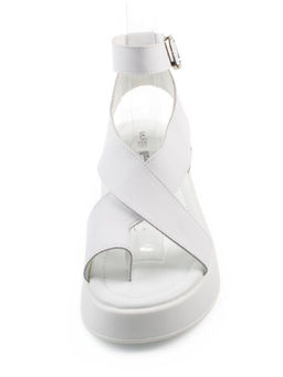 08-XT148-010 WHITE Босоножки женские (натуральная кожа)