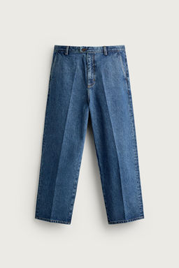 PANTAL?N CHINO DENIM REGULAR FIT / Azul medio