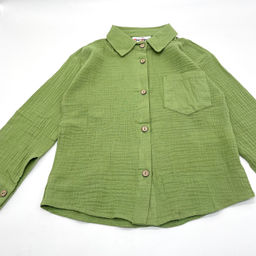 Детская рубашка из муслина GASTON, Белый - Caimano фото 21