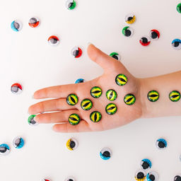 Глаза, набор 14 шт., размер 1 шт. — 1.8 см