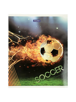 Комплект 12 тетрадей, 48 листов, клетка, 60гр, 4 вида, Футбол, выборочный уф-лак