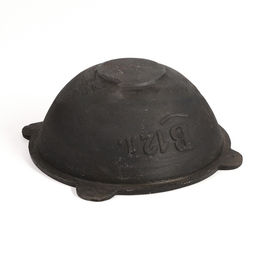 УЦЕНКА Казан чугунный, 12 л, плоское дно, нет крышки