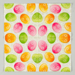 Салфетки бумажные на пасху «Пасхальные яйца», 25×25 см, набор 20 шт.