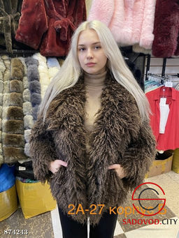 Шуба женская с длинным ворсом - Fiona фото 7