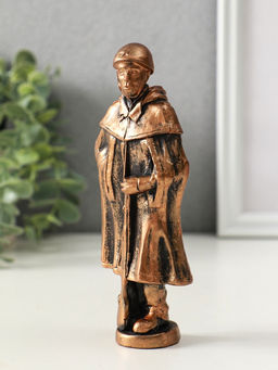 Фигурка гипс Солдат, 15?6?3 см, винтажная бронза - Хорошие сувениры фото 4