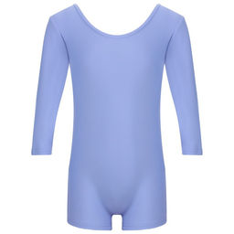 Купальник гимнастический Grace Dance, с шортами, с рукавом 3/4, р. 38, цвет сирень  фото 9