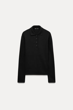 SOFT POLO COLLAR SWEATER - Zara фото 7