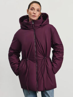 Куртка на кулисе с капюшоном / Zarina