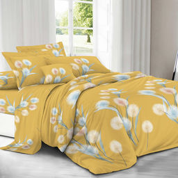 Постельное белье, комплект 2-х спальный Пробуждение 4 предмета: пододеяльник 175х215см, евро-простыня 220х240см, 2 наволочки 70х70см с клапаном-запахом, полисатин 85г/м2, упаковка классическая ПВХ 32х41см, Домашняя мода (Россия)