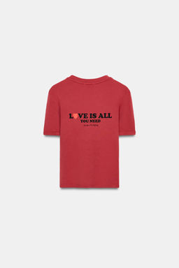 FRONT SLOGAN T-SHIRT - Zara фото 9