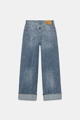 ZW COLLECTION BAGGY MID-WAIST JEANS - Zara фото 9