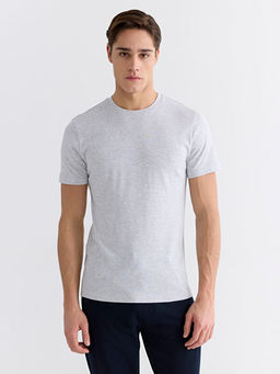 Bisiklet Yaka Penye Erkek Ti??rt