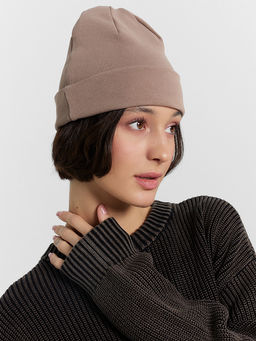 Шапка бини бежевая - Mark formelle фото 3