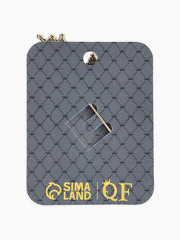 Брошь «Императрица. Лист», бордово-коричневая в чернёном золоте