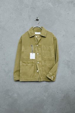 STORIESZ - SOBRECAMISA CANVAS GARMENT DYE / Verde