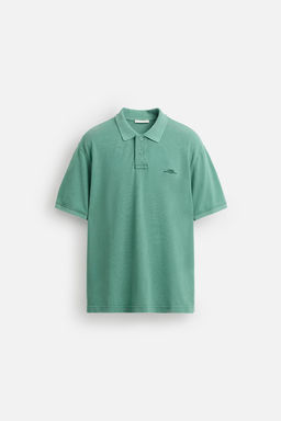 WASHED PIQU_ POLO SHIRT - Zara фото 7