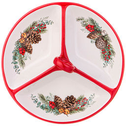 Менажница celebration" 3 сек. 22*7,7 см 358-2259 #НовыйГод /АРТИ-М/