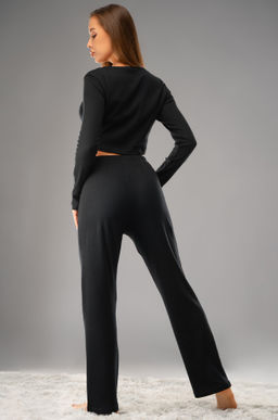 Женская пижама - тройка из ажурного хлопка Happyfox