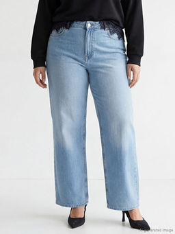 Wideleg Kad?n Jean Pantolon