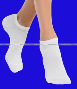 Цена за 12 пар. Следки женские ХЛОПОК БЕЛЫЕ