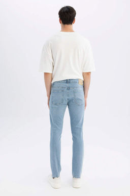 Pedro Slim Fit Джинсовые брюки узкого кроя с нормальной талией и узкими штанинами - Defacto фото 6