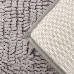 Коврик для дома Доляна Букли длинные, 40?60 см, длина букли 2 см, светло-серый  фото 5