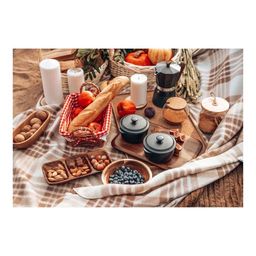 Сахарница стеклянная с крышкой Walmer Kronos, 0.25 л, цвет пробковый  фото 5