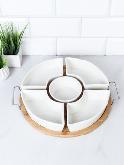 Менажница 5 предметов / KT333-1 /уп 6/ на подставке - Галеонтрейд фото 3