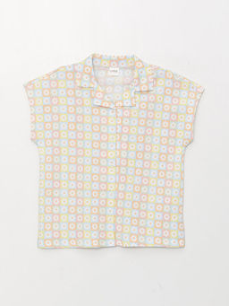 G?mlek Yaka Desenli K?z ?ocuk Pijama Tak?m? - Waikiki фото 2