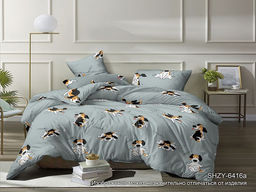 Постельное белье - Бязь Люкс Собачки 6416 2-спальный - Luteks фото 2