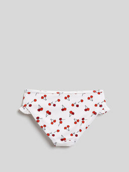 ACOOLA / Плавки купальные детские для девочек Hinaki белый принт  фото 2