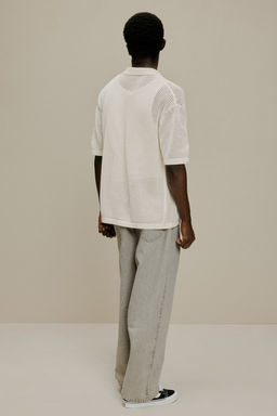 Camisa en punto pointelle Regular Fit - H&m фото 5