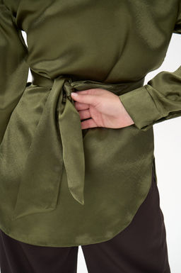 Рубашка Ямина (оливковый/уценка)