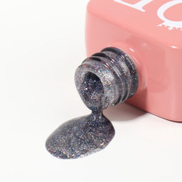 Гель лак для ногтей кошачий глаз, трехфазный, 10 мл, LED/UV, серебристый (38)