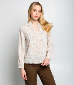 Блуза #КТ803 (8), бежевый