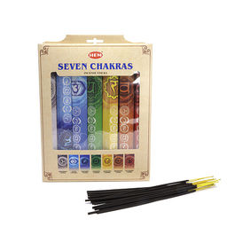 Подарочный набор 7 CHAKRAS GIFT PACK 7 Чакр в одном наборе (7X20палочек)