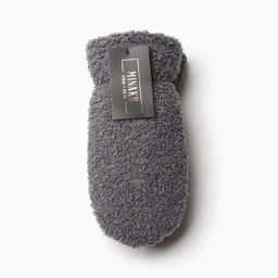 Варежки женские на иск.меху MINAKU 25 см серый  фото 4