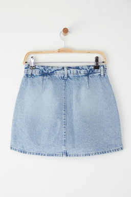 Mavi More Sustainable Yuksek Bel Mini Denim Sort Etek TWOSS25SR00079