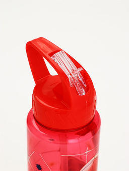 Бутылка для воды-непроливайка пластиковая с трубочкой «Человек-паук», 750 мл