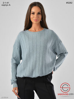 Тёплая вязанная кофта в стиле оверсайз - Bruno фото 6