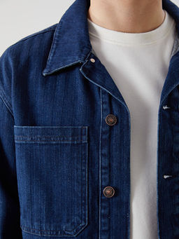 Rahat Kal?p Uzun Kollu Erkek Jean G?mlek