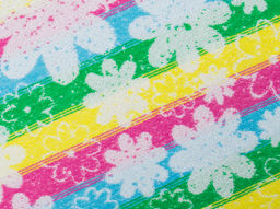 Полотенце махровое 6с103.412ж1 Цветы полевые (св.радужка) 50х90см