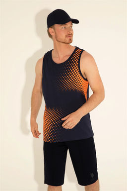 Мужская темно-синяя футболка Неожиданная скидка в корзине - U.s. polo assn фото 2