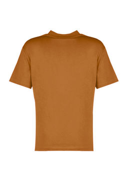 Ac?k Kahverengi %100 Pamuk Basic Regular/Normal Kal?p Dik Yaka Orme T-Shirt TWOAW20TS0096
