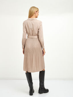 платье розовое с поясом - Glenfield фото 10