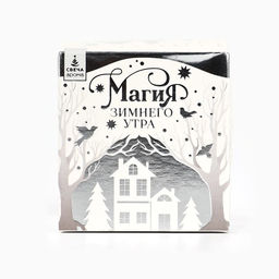 Свеча новогодняя гелевая «Цветочная», с декором внутри, 5×6 см