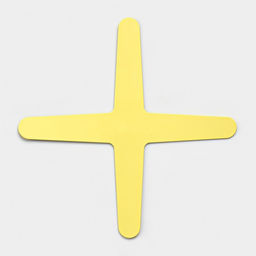 Бумеранг четырехлопастной, 30 х 30 см, моно, желтый - Simaland фото 4