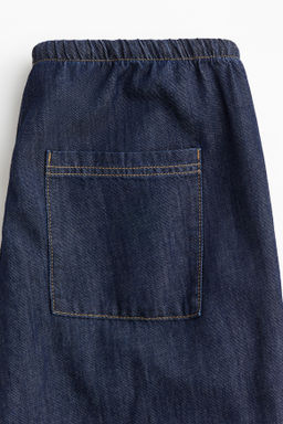 Pantal?n denim con cord?n de ajuste - H&m фото 9