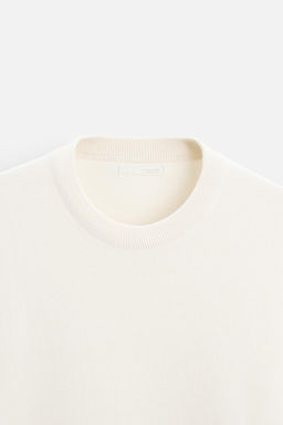 RELAXED FIT COTTON BLEND SWEATER - Zara фото 16