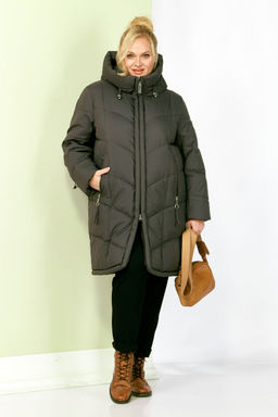 Куртка SHETTI 2204 серо-зелёный